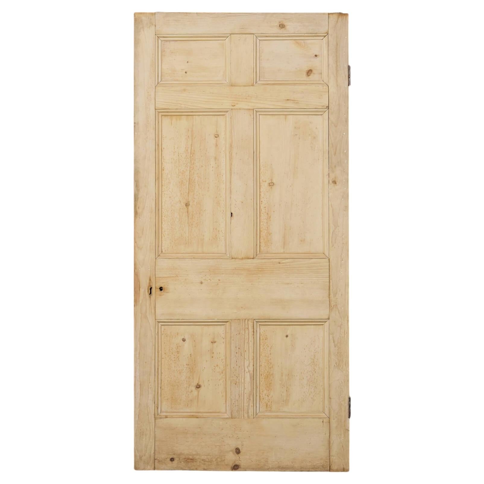 Georgian Reclaimed Stripped Pine Internal Door