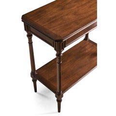 Georgian Rectangular Walnut Side Table