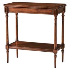 Georgian Rectangular Walnut Side Table