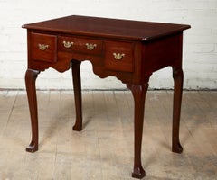 Georgian Red Walnut Lowboy