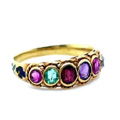 Georgian Regard 18 Karat Yellow Gold Ring