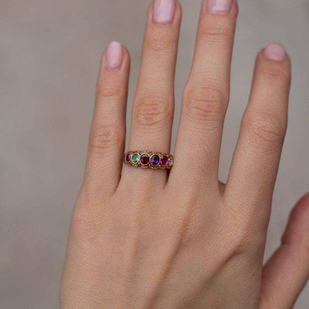 Anillo Georgiano Regard de Oro Amarillo de 18 Kilates en Bueno estado para la venta en London, GB