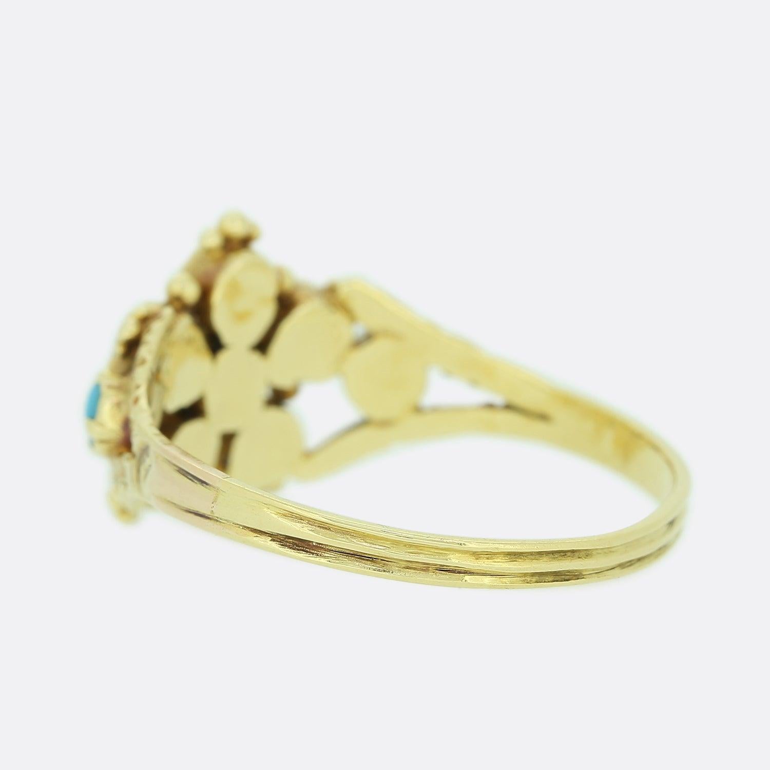 Women's Georgian Regard Cluster Ring For Sale