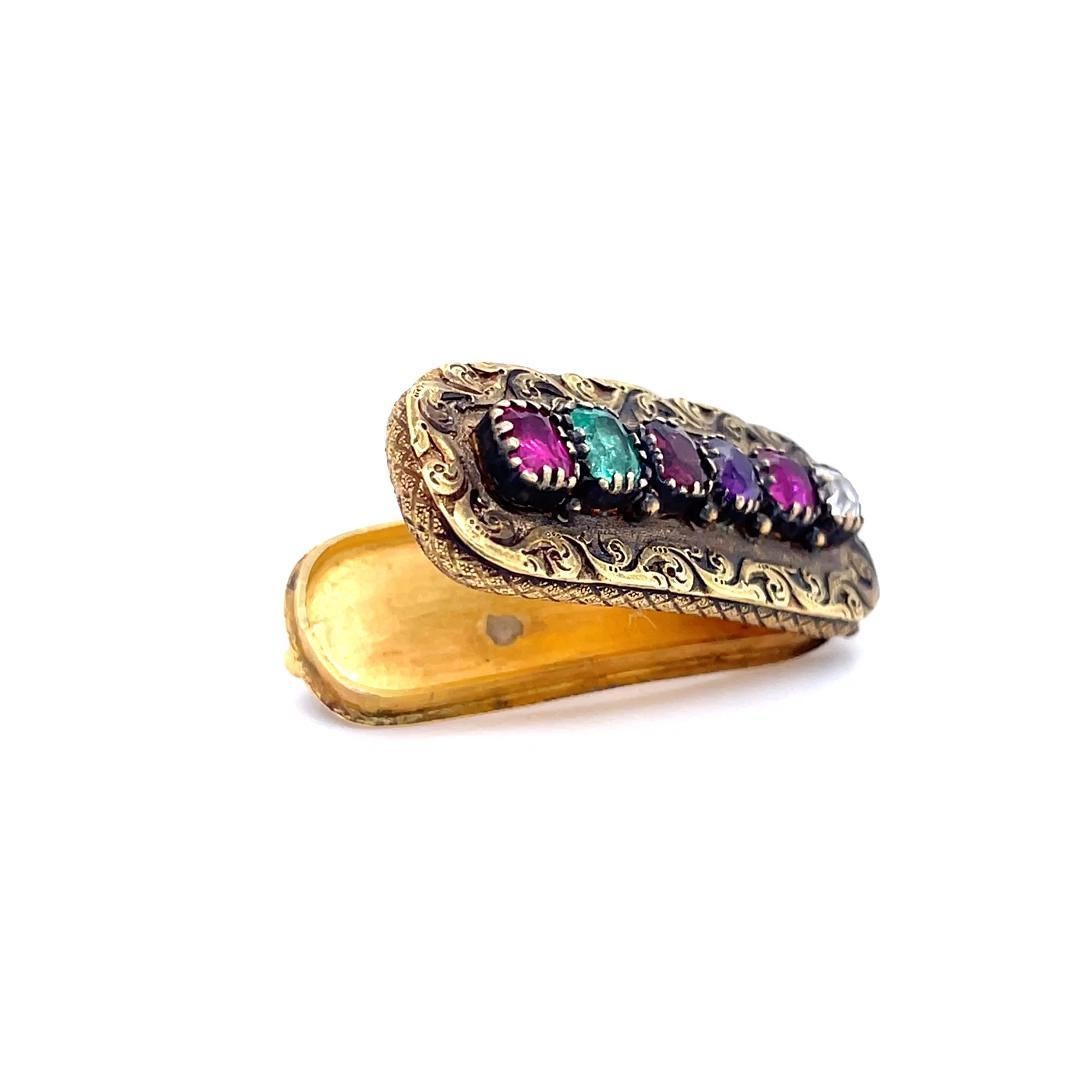 Broche Relicario Georgiano Regard Oro Amarillo 18 Kilates en venta 2