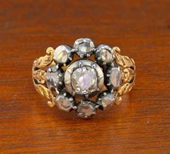 Georgian/Regency Diamond Cluster Ring Ring