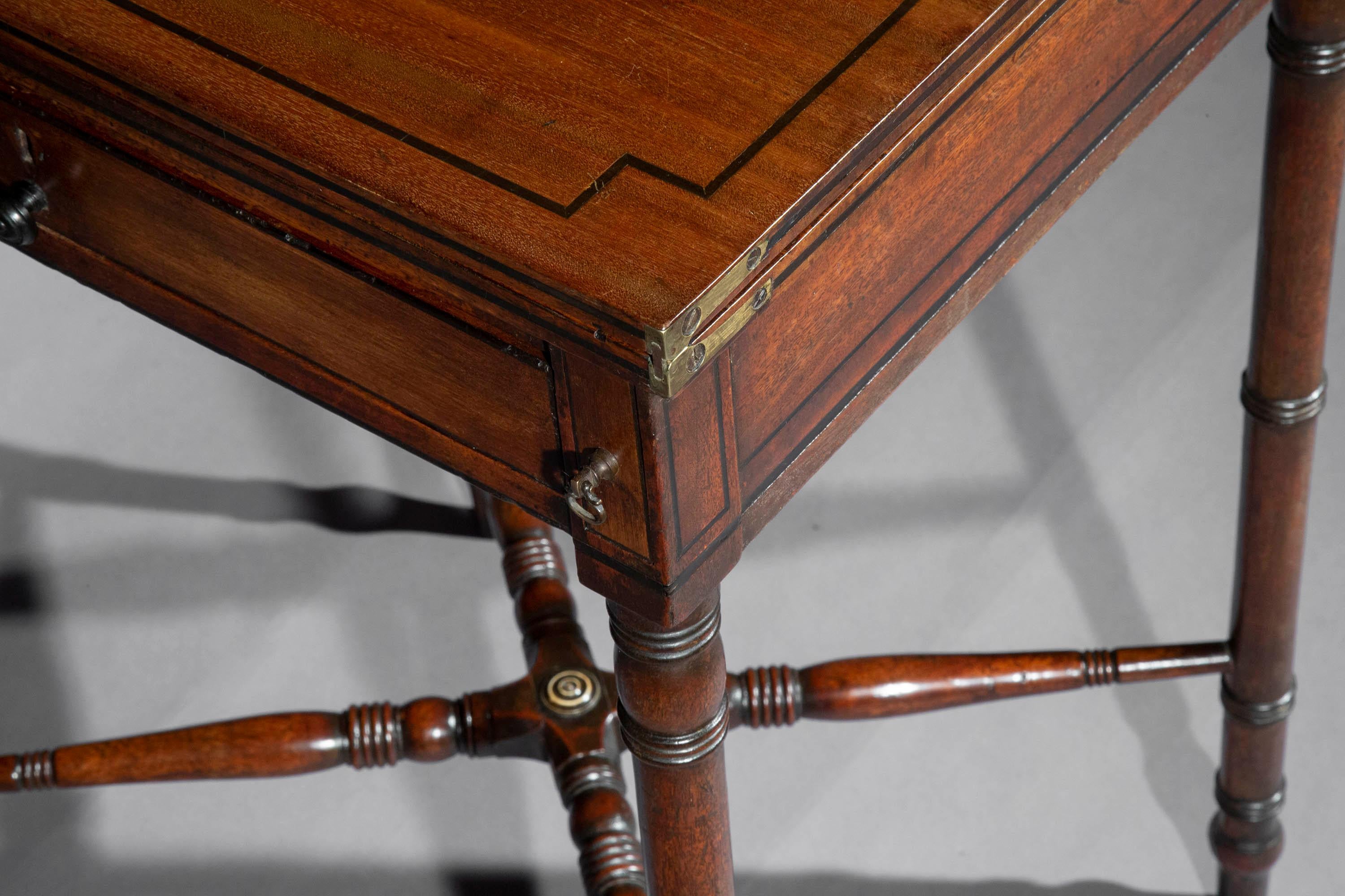 English Regency Lamp Table
