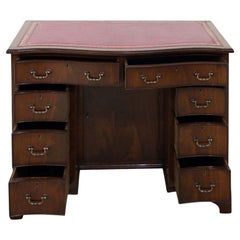 Georgian Revival Desk Mahogany Knee Hole Writing Table