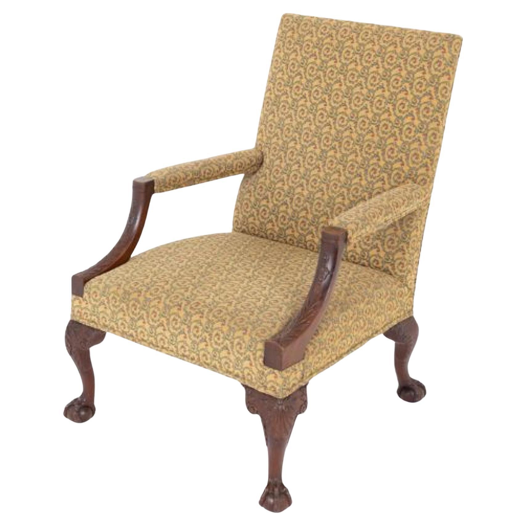 Sedia Gainsborough in stile revival georgiano Poltrona in vendita
