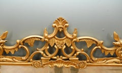 Georgian Revival Gilt Mirror Rococo Mantle Glass