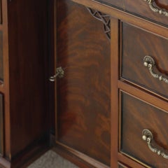 Georgian Revival Knee Hole Desk Mahogany
