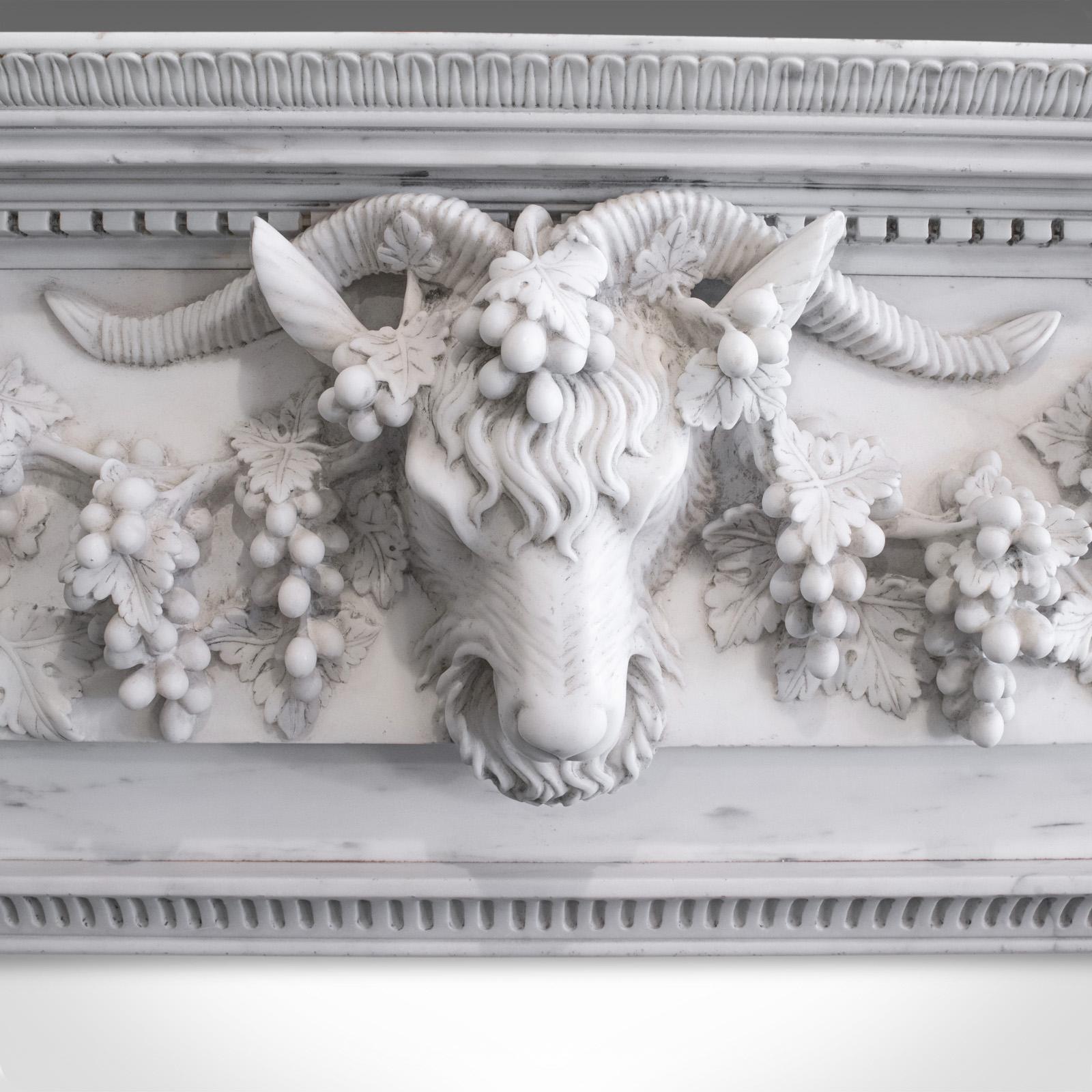 Georgian Revival Marble Fireplace, English, Fire Surround, Dominic Hurley For Sale 1
