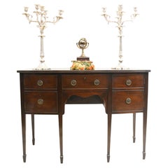 Antique Georgian Revival Sideboard Mahogany 1890