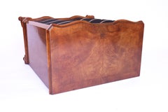 Georgian Revival Walnut 4 Drawer Chest 1920s