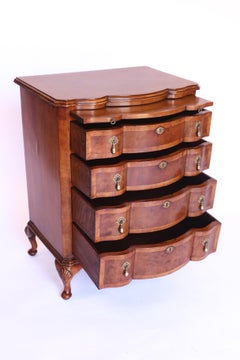 Georgian revival Walnut Chest with Brushing slide 1920s