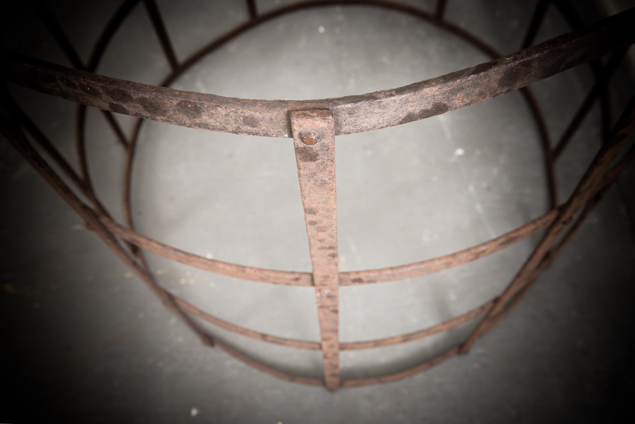 Georgian Riveted Wrought Iron Tree Guard 1