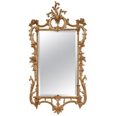 Georgian Rococo Giltwood Mirror