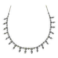 Antique Georgian Rose-Cut Diamond Necklace