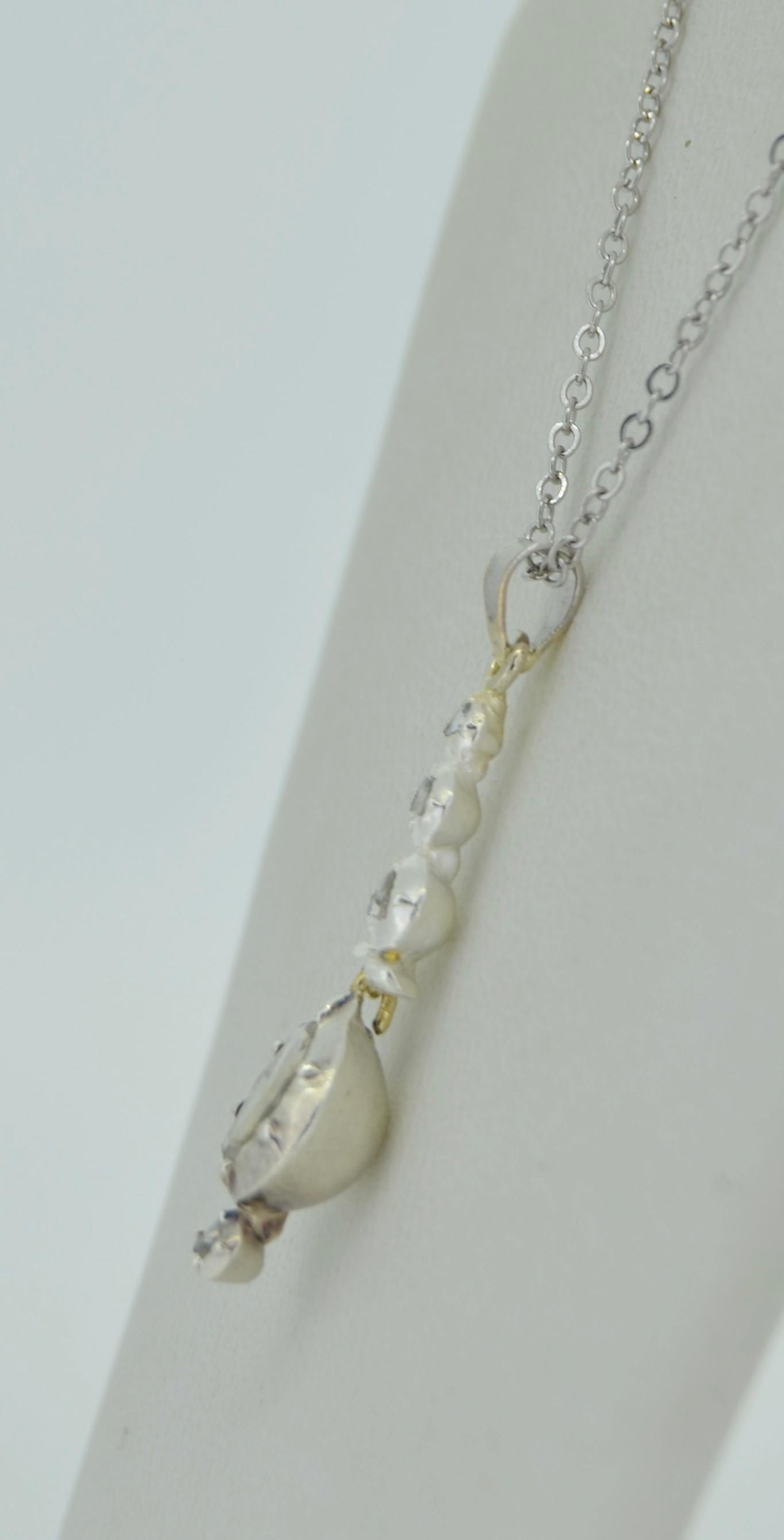 Georgianischer Rosenschliff-Diamant-Anhänger Damen im Angebot