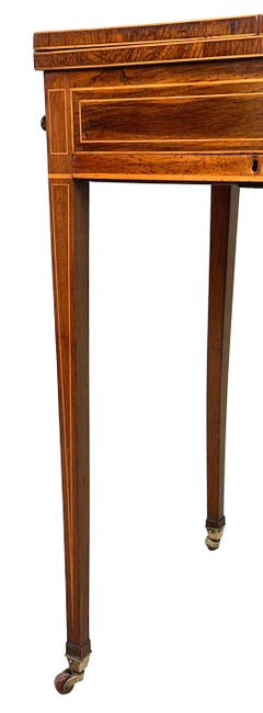 Georgian Rosewood Folding Top Patience Table