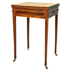 Georgian Rosewood Folding Top Patience Table