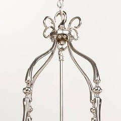 Georgian Round Hall Lantern, Nickel