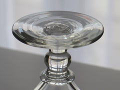 Georgian Rummer Drinking Glass Hand Blown with Ball Knop, English circa 1810