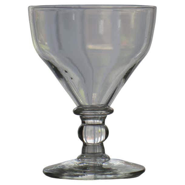 Georgian Rummer Drinking Glass Hand Blown with Ball Knop, English circa ...