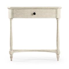 Georgian Rustic Whitewash Painted Console