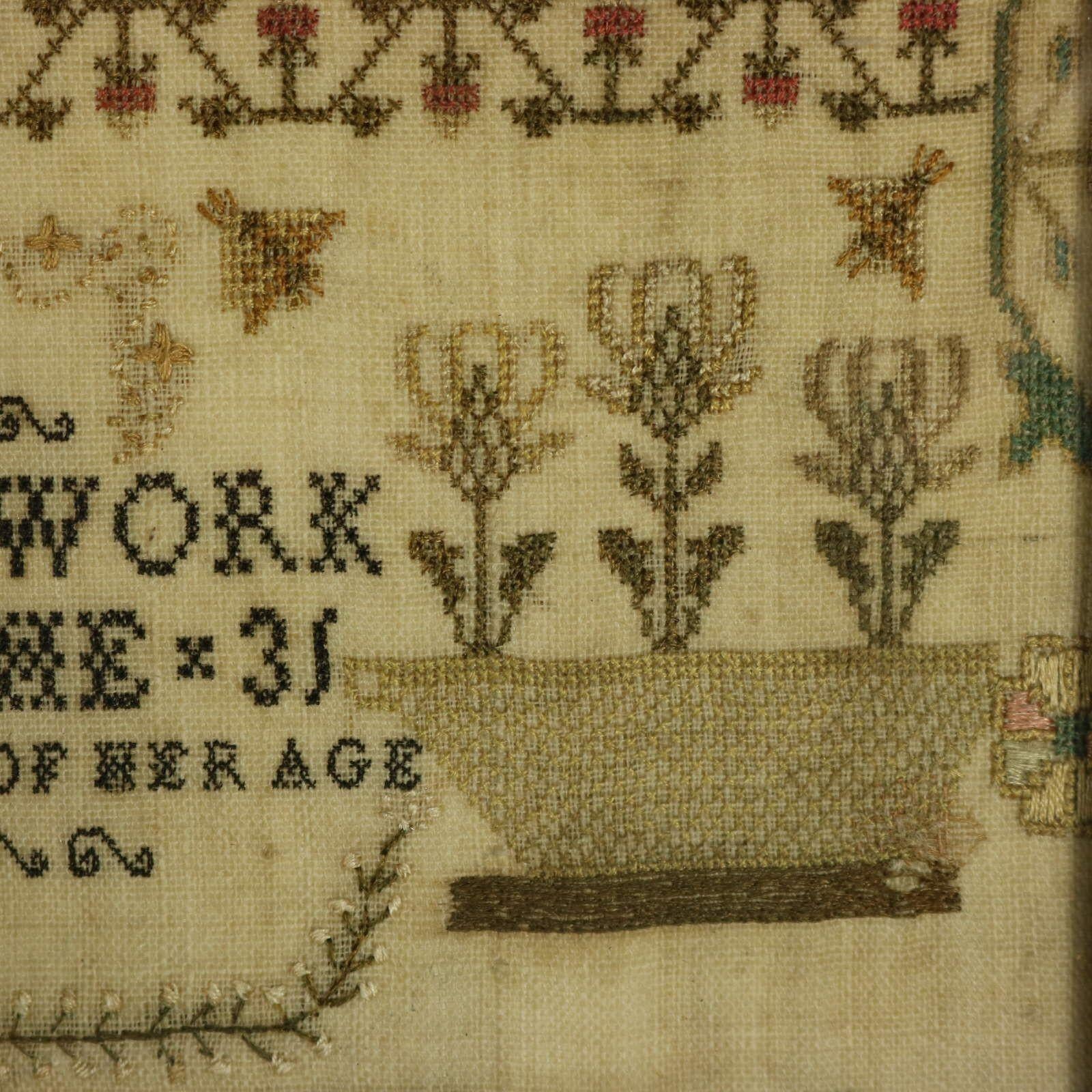 Campionario georgiano, 1803, Jane Muncy di 9 anni in vendita 9