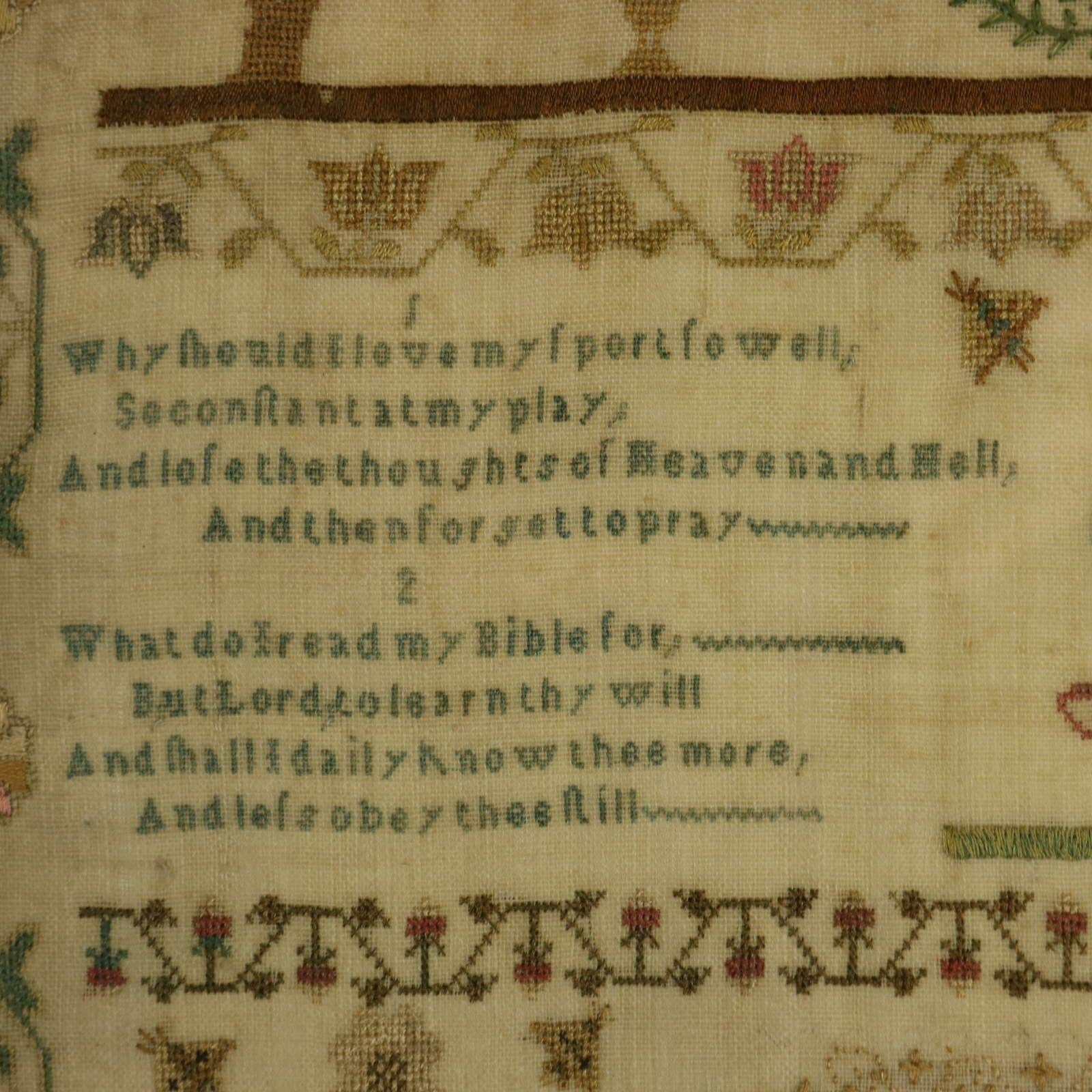 Campionario georgiano, 1803, Jane Muncy di 9 anni in vendita 1