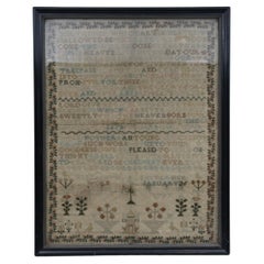 Georgian sampler by Elizabeth Lester dated 1797