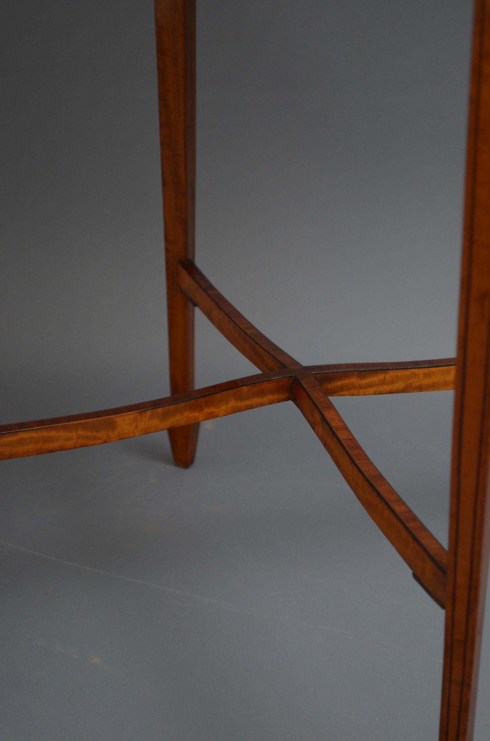 Georgian Satinwood Bijouterie Table 13