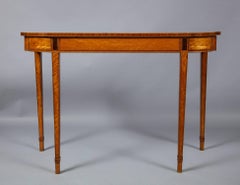 Georgian Satinwood Console Table