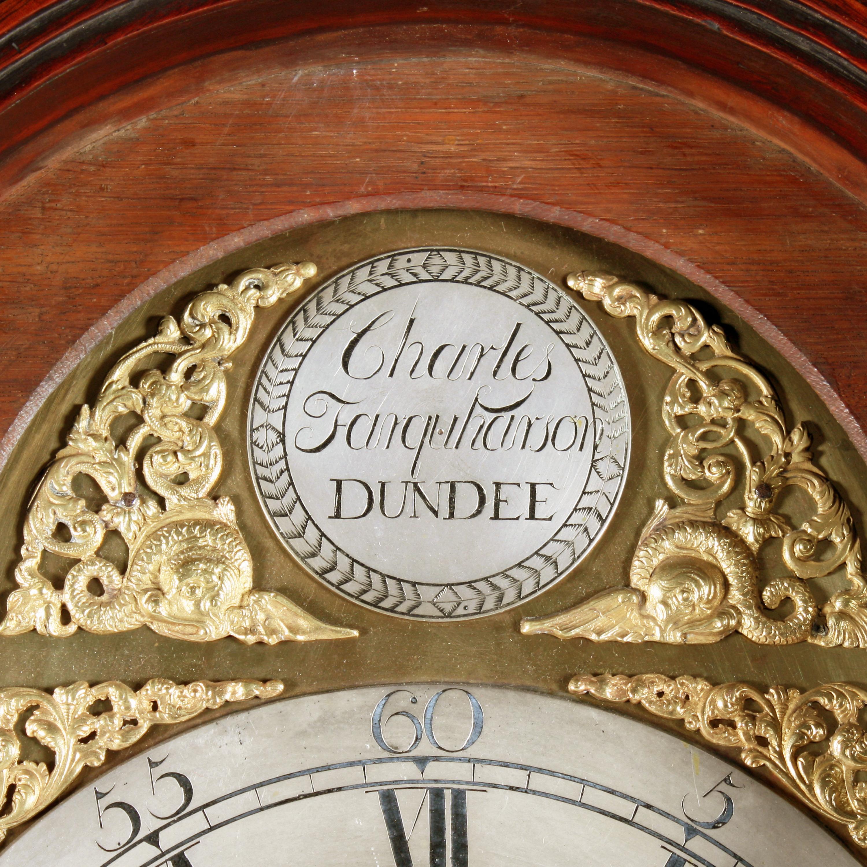 Late 18th Century Georgian Scottish Grandfather Clock For Sale