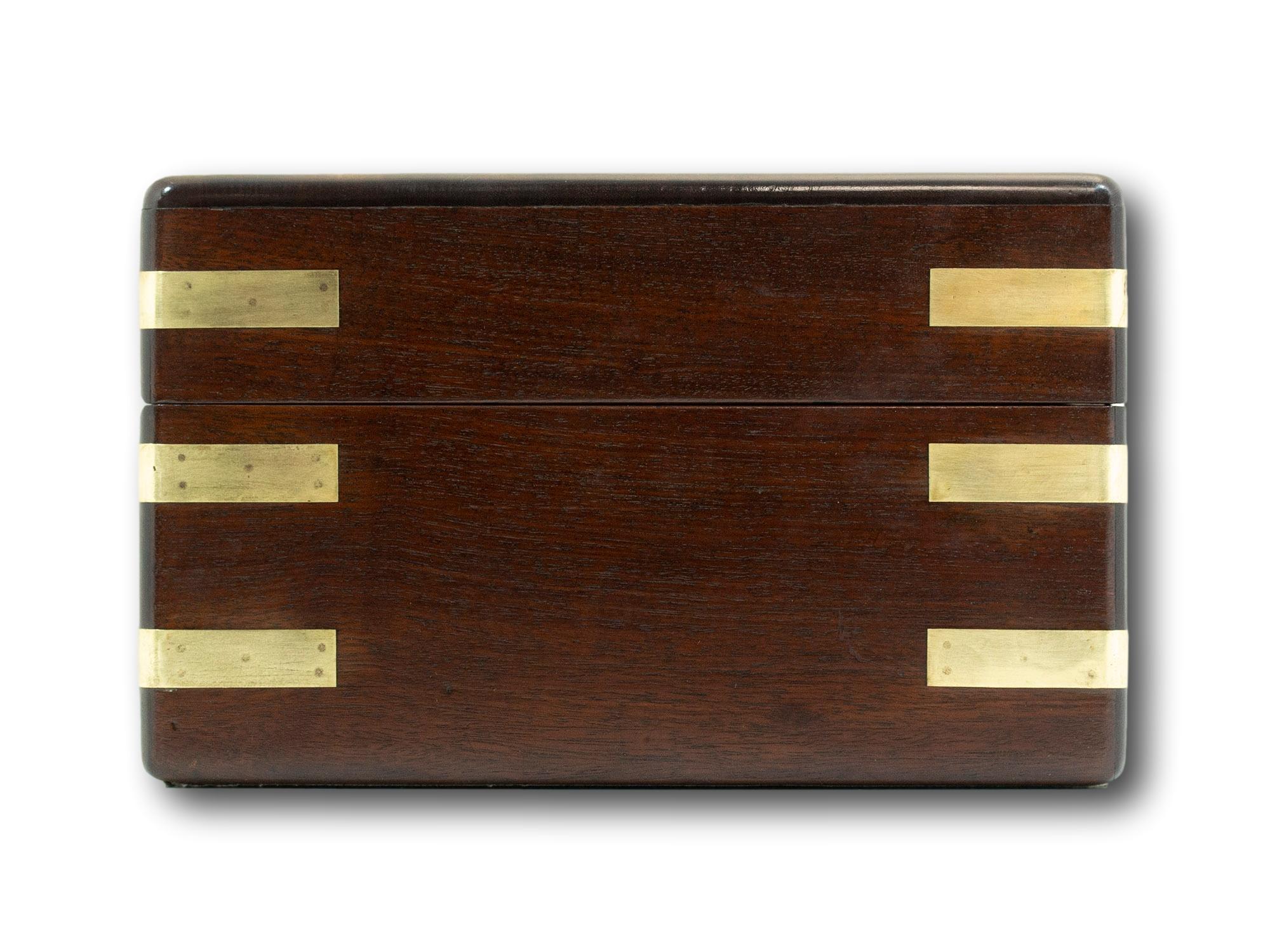 Georgian Scottish Mahogany Jewellery Box 3