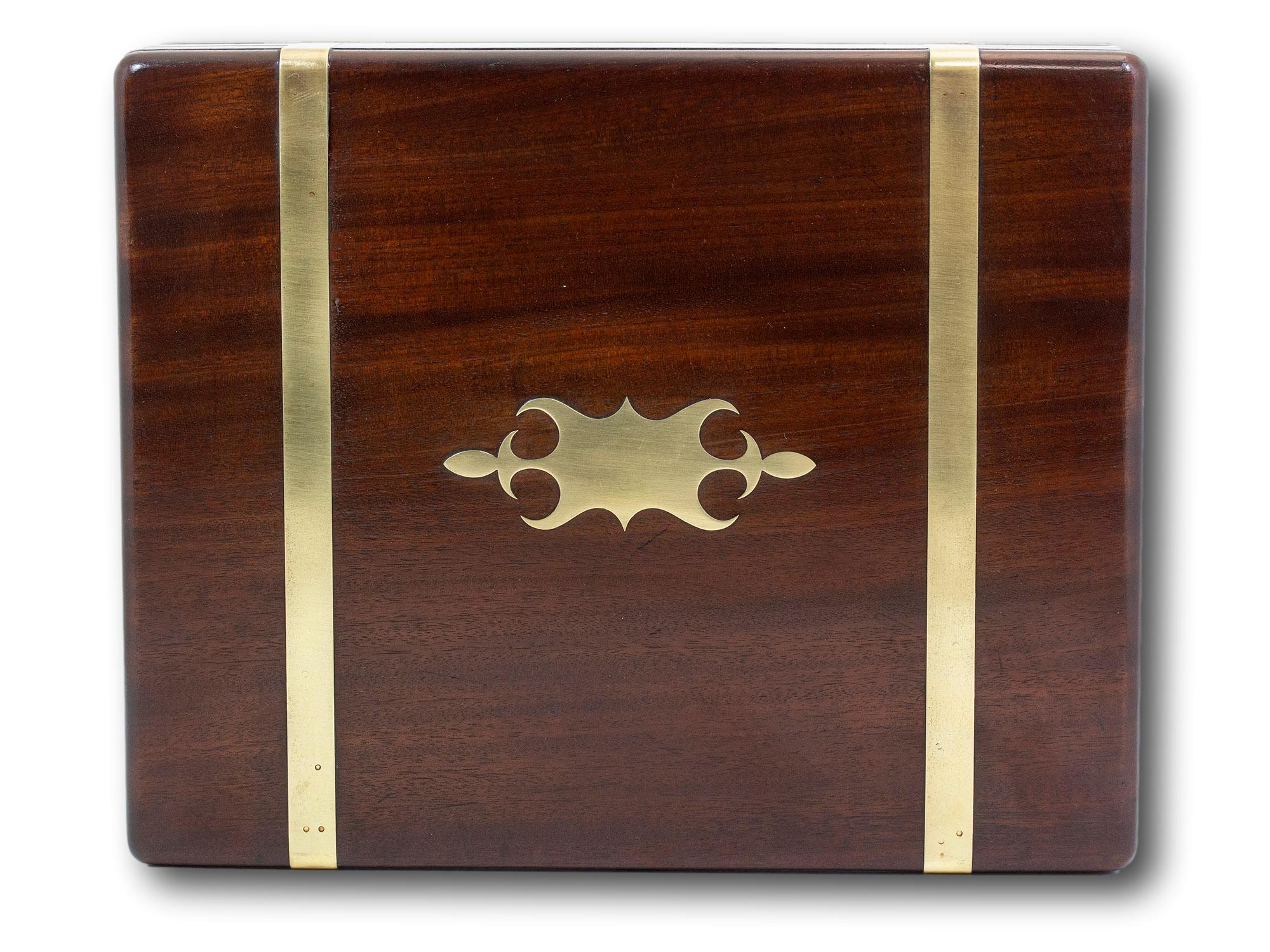 Georgian Scottish Mahogany Jewellery Box 5