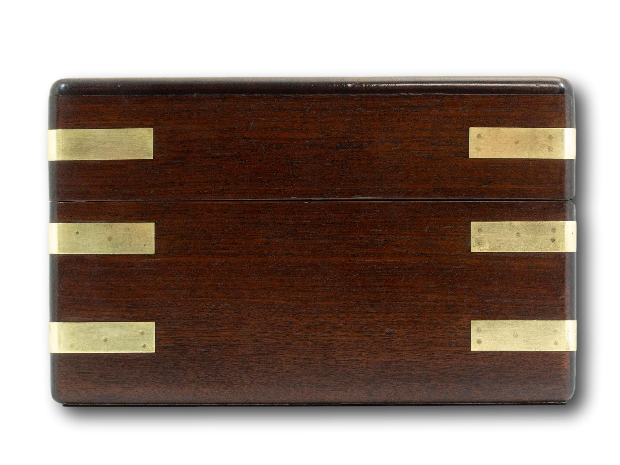 19th Century Georgian Scottish Mahogany Jewellery Box