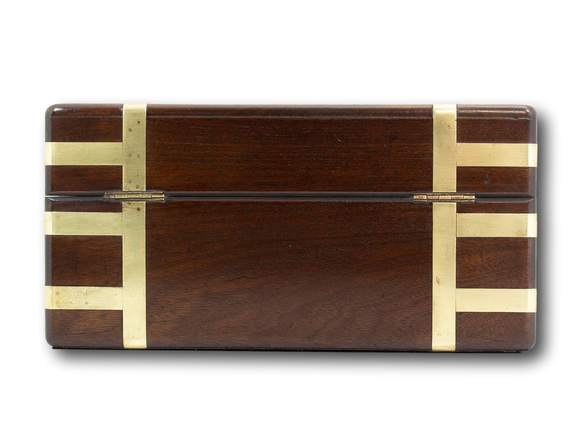 Georgian Scottish Mahogany Jewellery Box 1