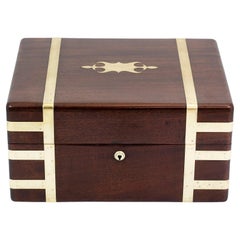 Georgian Scottish Mahogany Jewellery Box