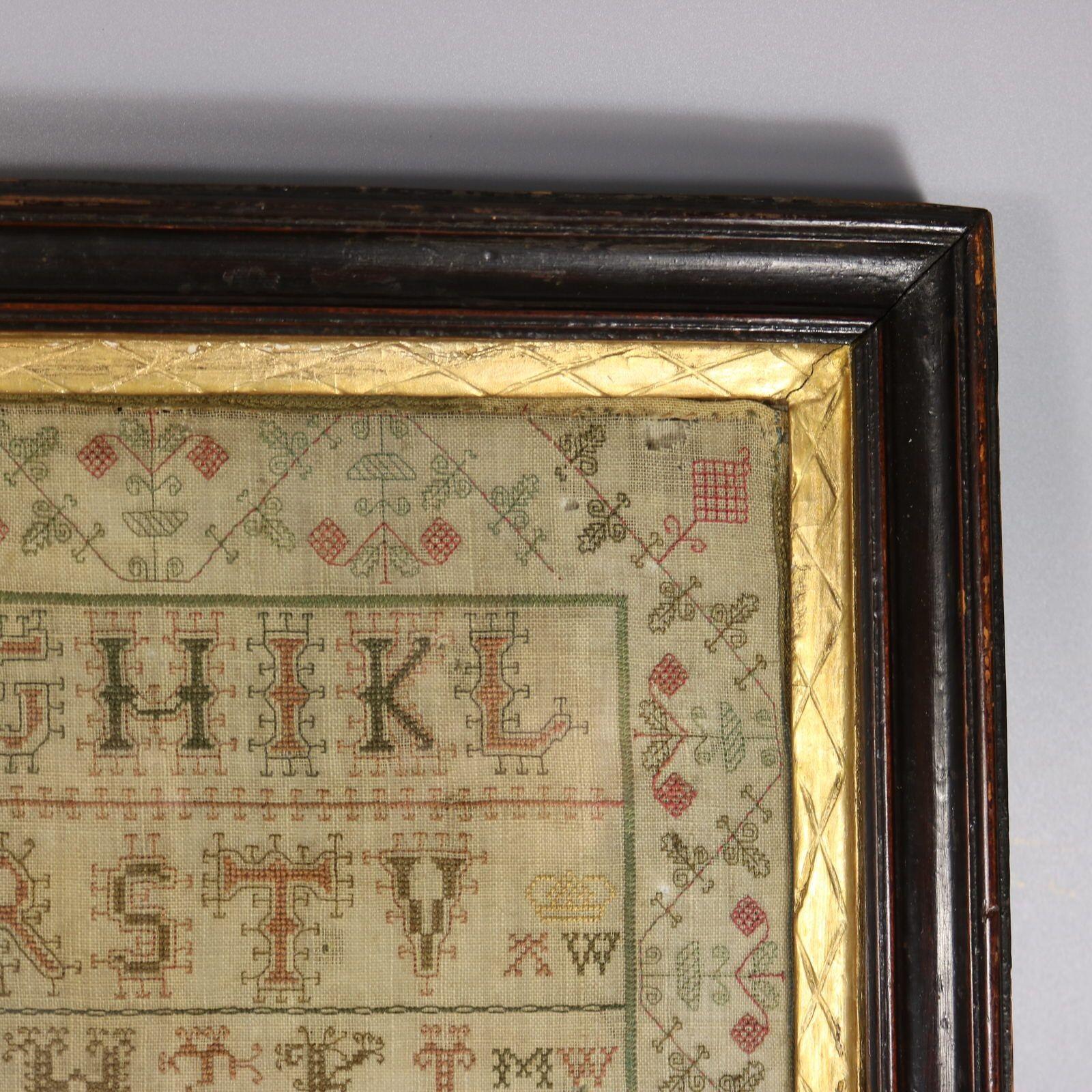 Georgian Scottish Sampler, 1793, by Anne Williamson For Sale 10