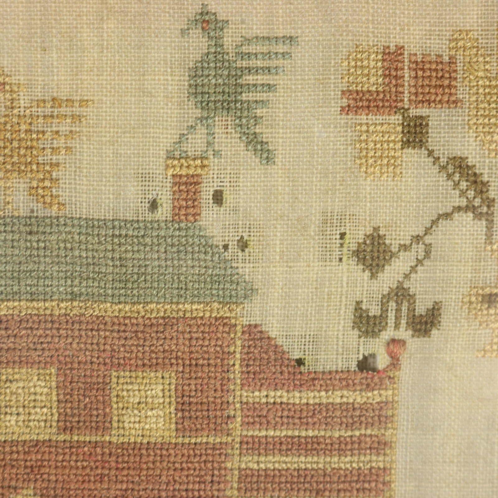 Georgian Scottish Sampler, 1793, by Anne Williamson For Sale 12