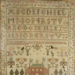 Georgian Scottish Sampler, 1793, by Anne Williamson