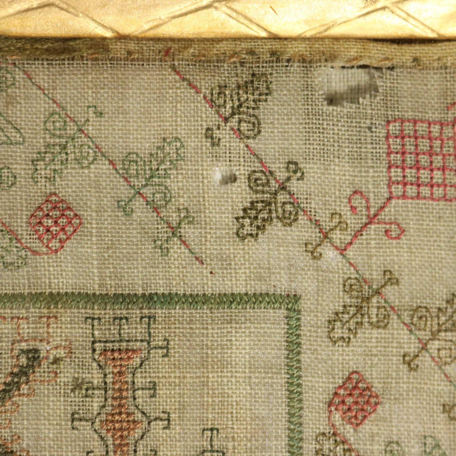 Georgian Scottish Sampler, 1793, by Anne Williamson For Sale 15