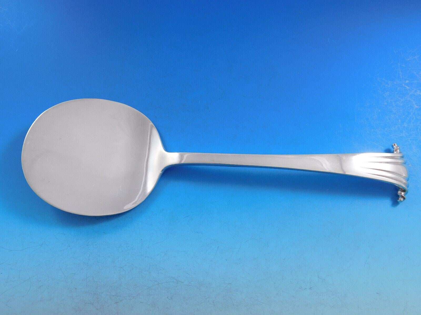 Service de couverts en argent sterling géorgien Scroll par Porter Blanchard, 71 pièces en vente 3