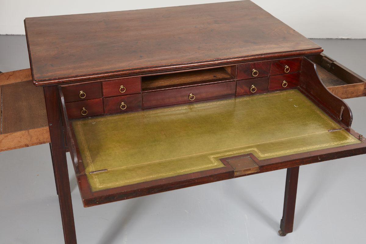 Woodwork 18th c. English Architect's Desk/Library Table For Sale