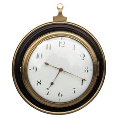 Georgian Sedan Wall Clock by James Hawke, Bury St Edmunds
