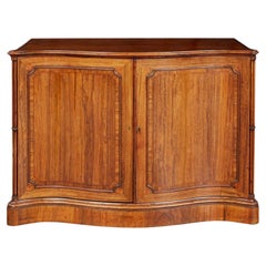Georgian Serpentine Rosewood Cabinet