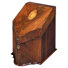 Georgian Serpentine Stationery Box, circa 1760