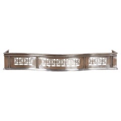 Georgian Serpentine Steel Fire Fender
