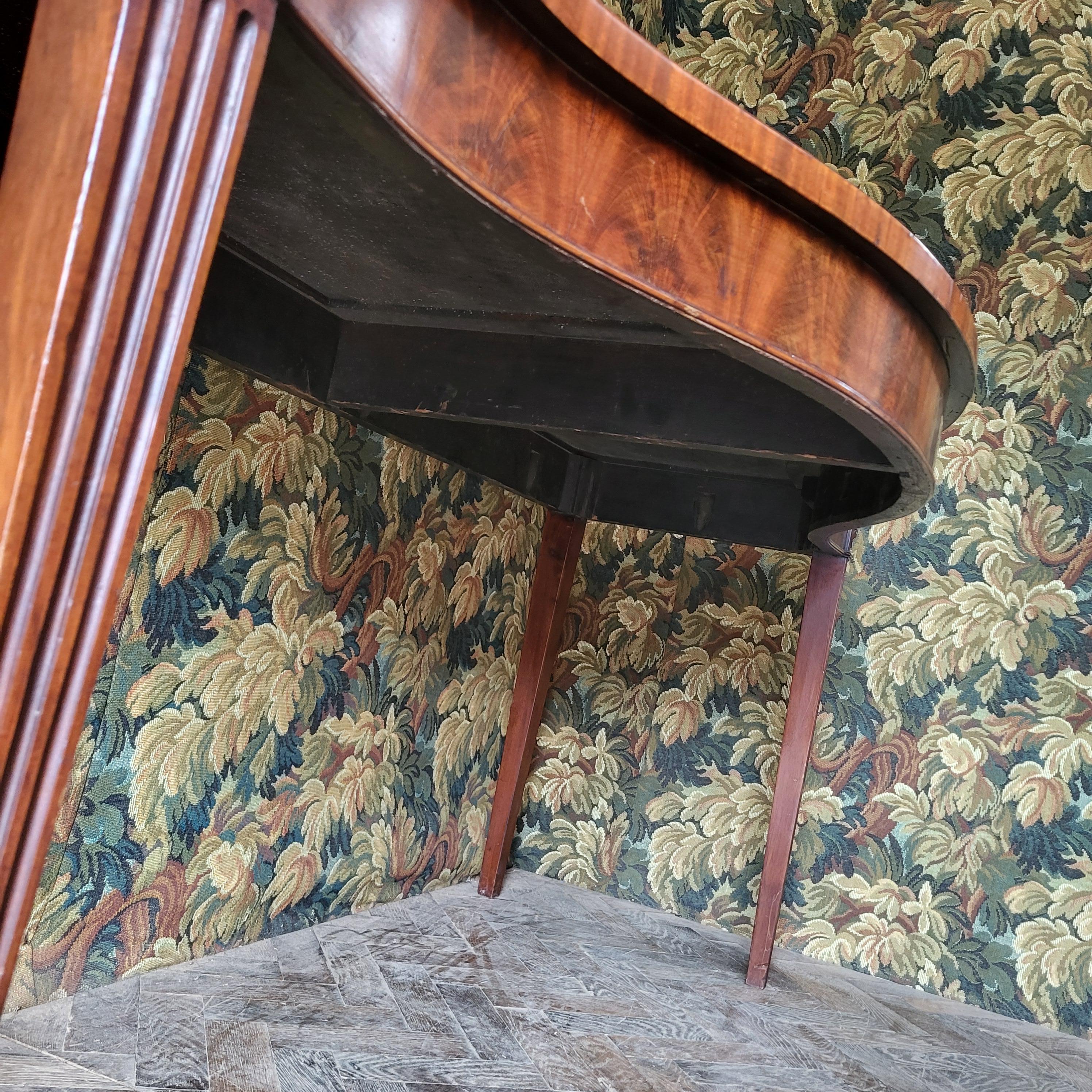 Veneer Georgian serving / console table